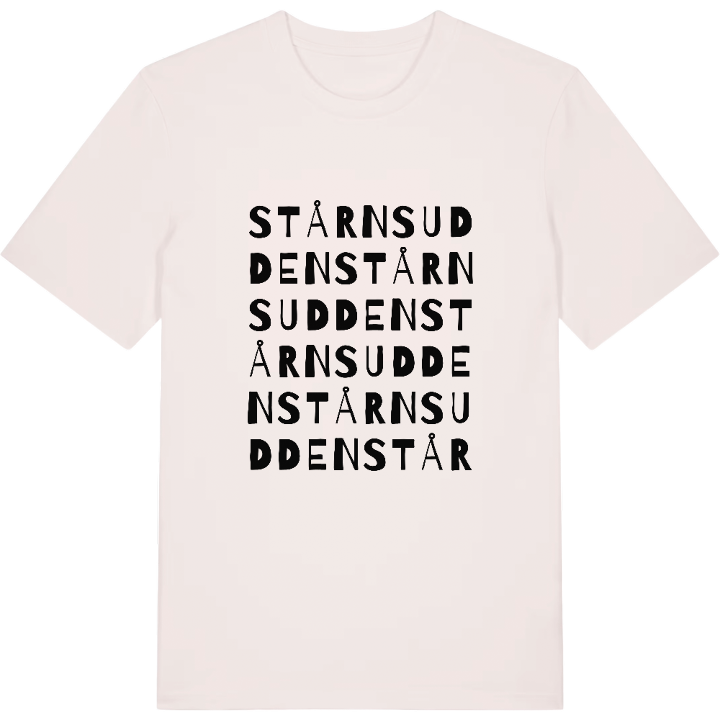 Stårnsudden ordlek t-shirt – t-shirt från PinShirt