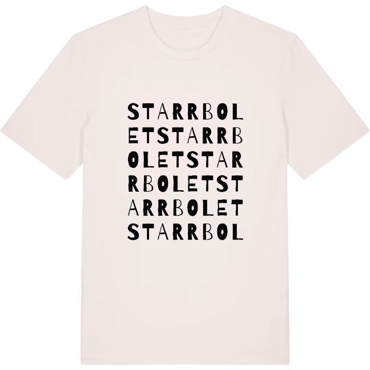 Starrbolet ordlek t-shirt – t-shirt från PinShirt