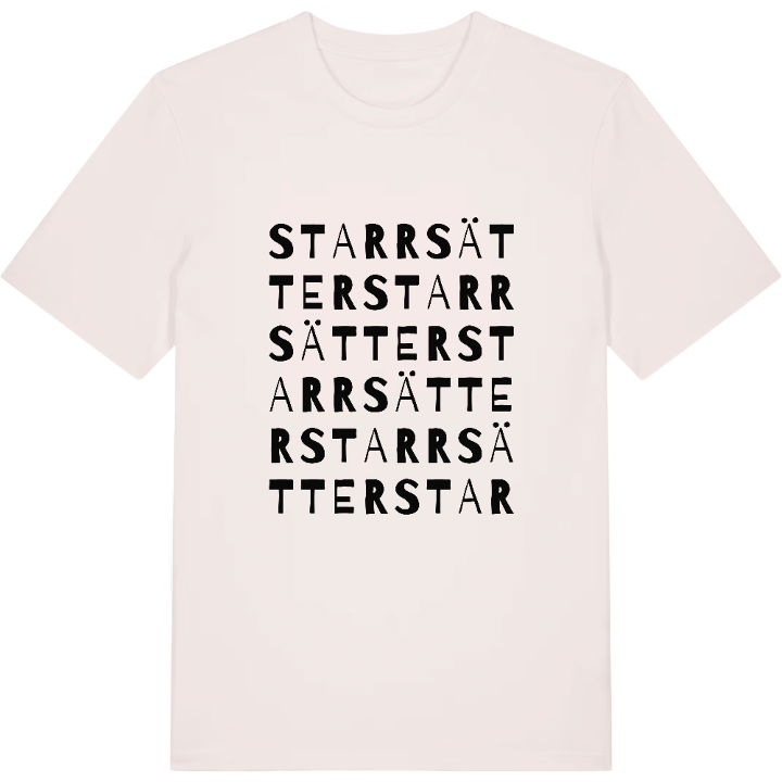 Starrsätter ordlek t-shirt – t-shirt från PinShirt