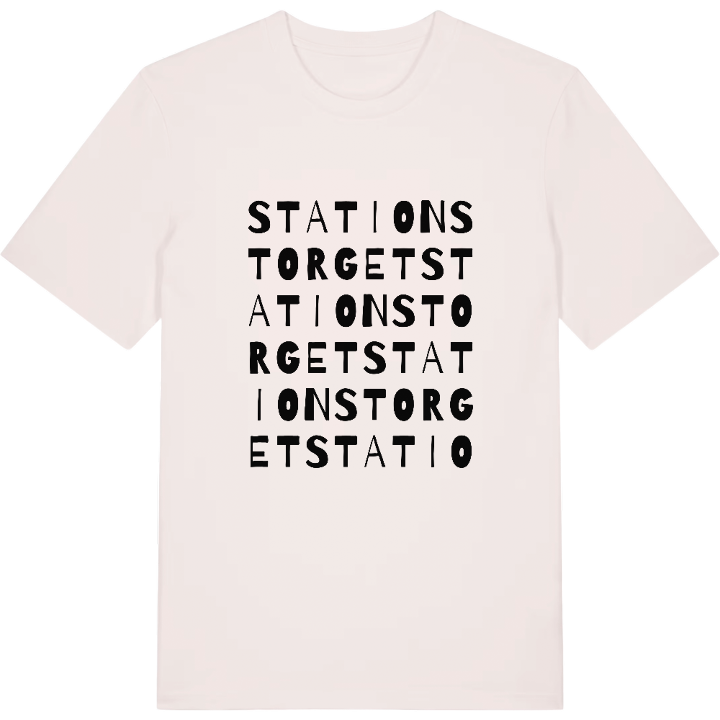 Stationstorget ordlek t-shirt – t-shirt från PinShirt