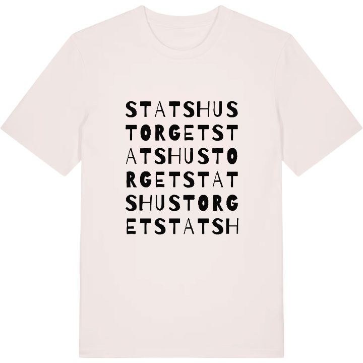 Statshustorget ordlek t-shirt – t-shirt från PinShirt