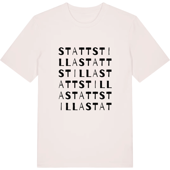 Stattstilla ordlek t-shirt – t-shirt från PinShirt