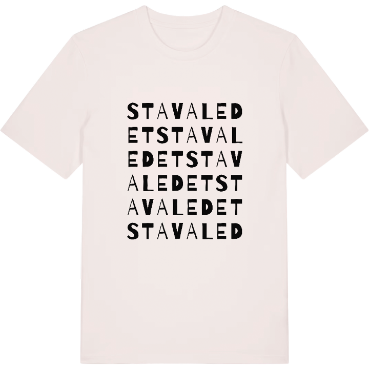 Stavaledet ordlek t-shirt – t-shirt från PinShirt