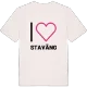 Jag älskar Staväng t-shirt stort tryck