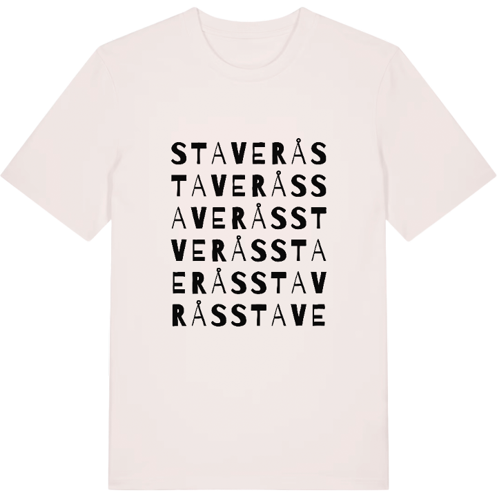 Staverås ordlek t-shirt – t-shirt från PinShirt