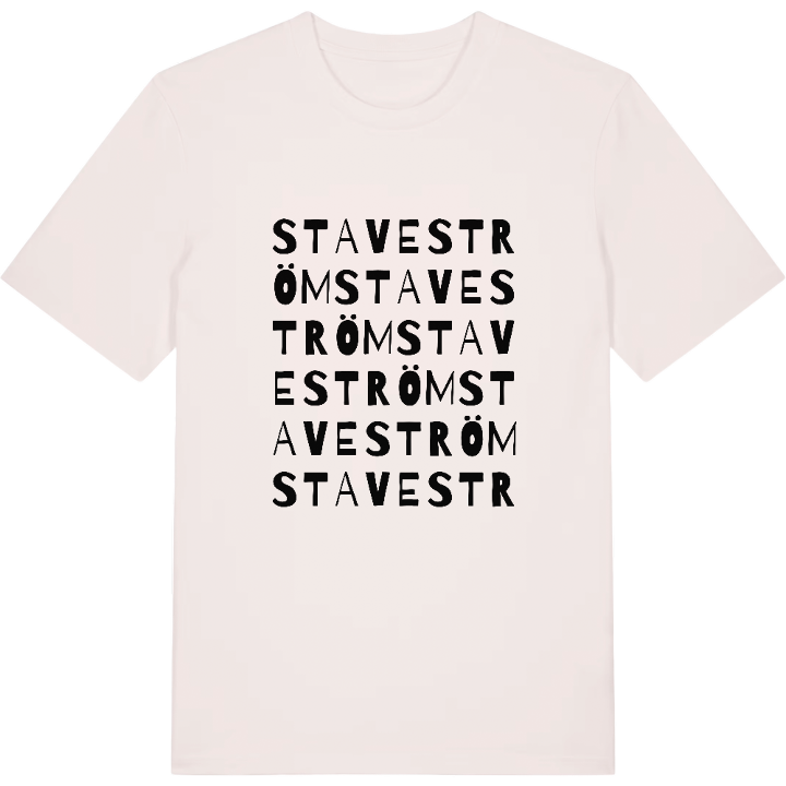 Staveström ordlek t-shirt – t-shirt från PinShirt