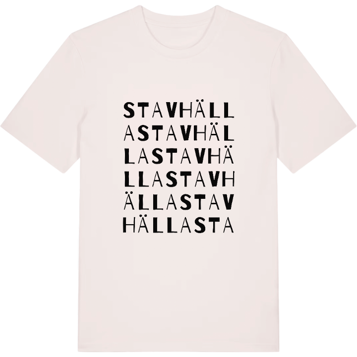Stavhälla ordlek t-shirt – t-shirt från PinShirt