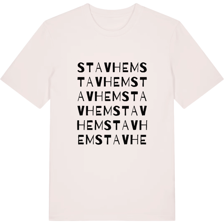 Stavhem ordlek t-shirt – t-shirt från PinShirt