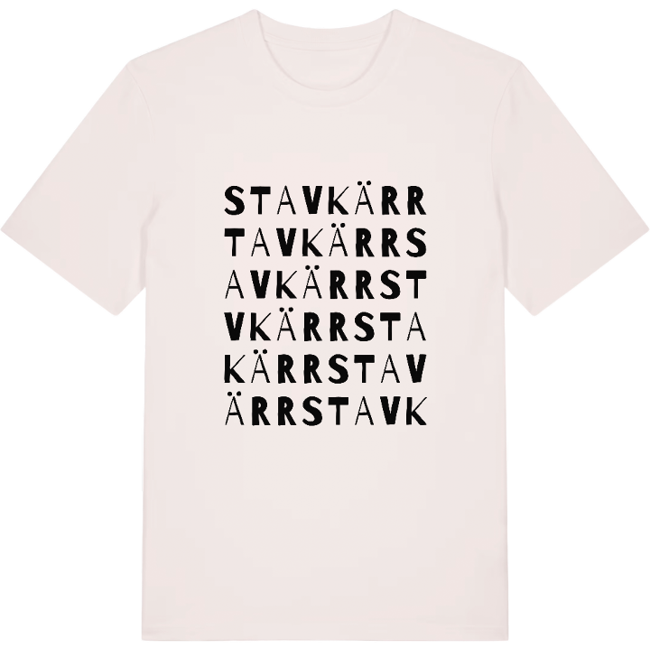 Stavkärr ordlek t-shirt – t-shirt från PinShirt