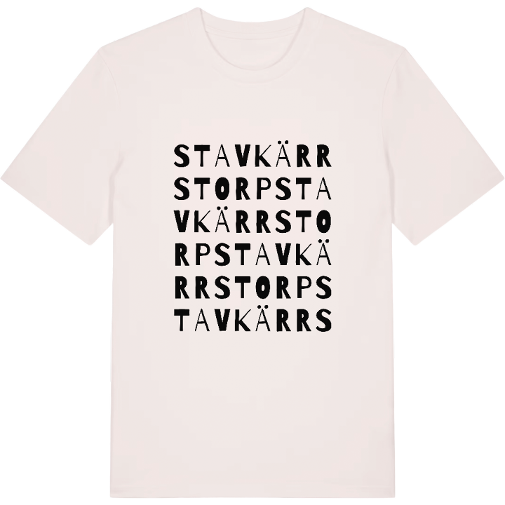 Stavkärrstorp ordlek t-shirt – t-shirt från PinShirt