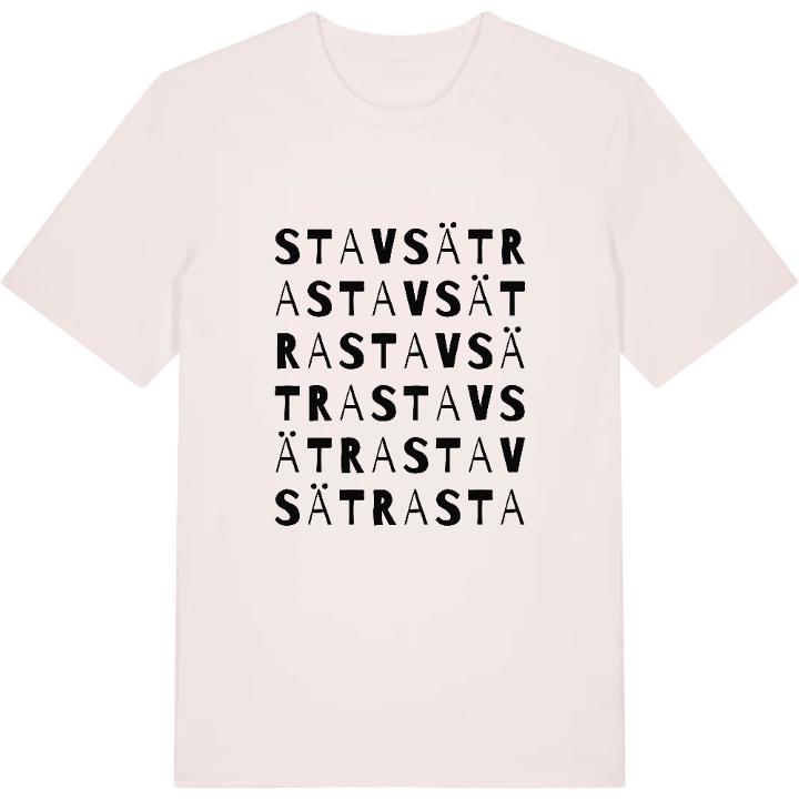 Stavsätra ordlek t-shirt – t-shirt från PinShirt