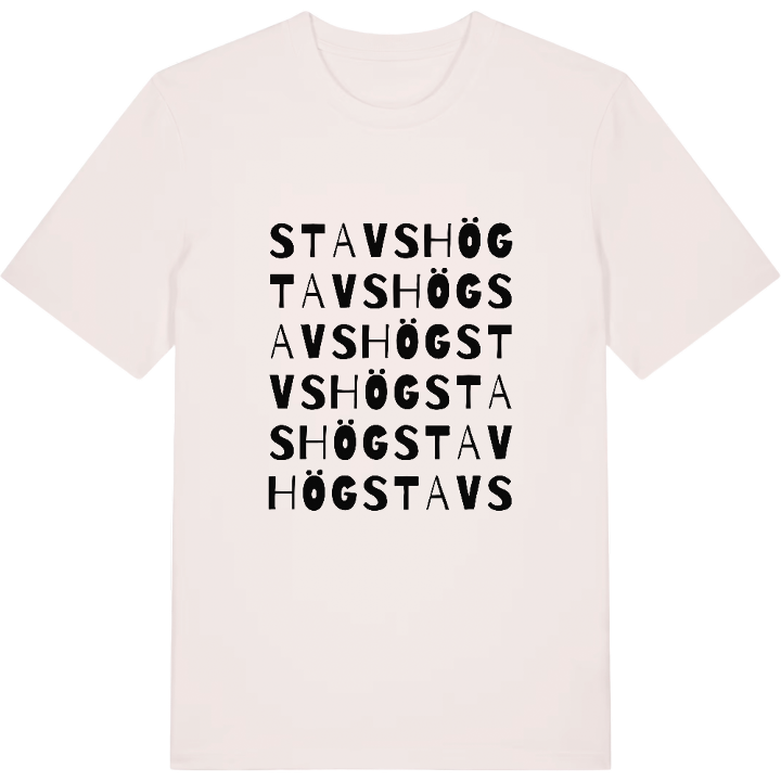 Stavshög ordlek t-shirt – t-shirt från PinShirt