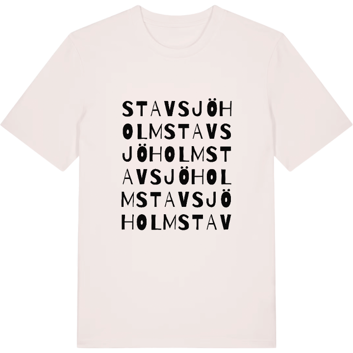 Stavsjöholm ordlek t-shirt – t-shirt från PinShirt