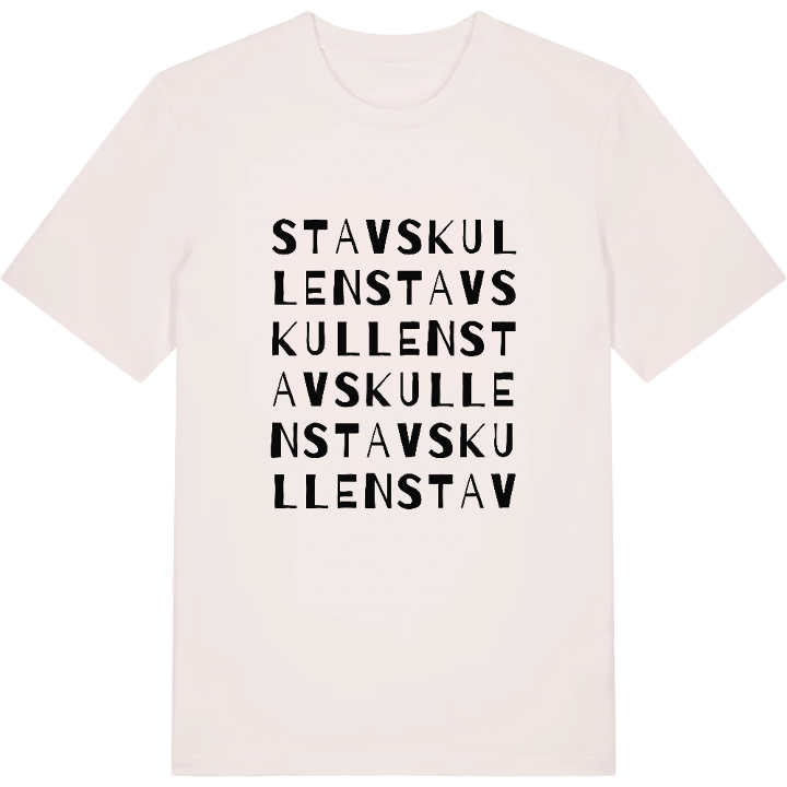 Stavskullen ordlek t-shirt – t-shirt från PinShirt