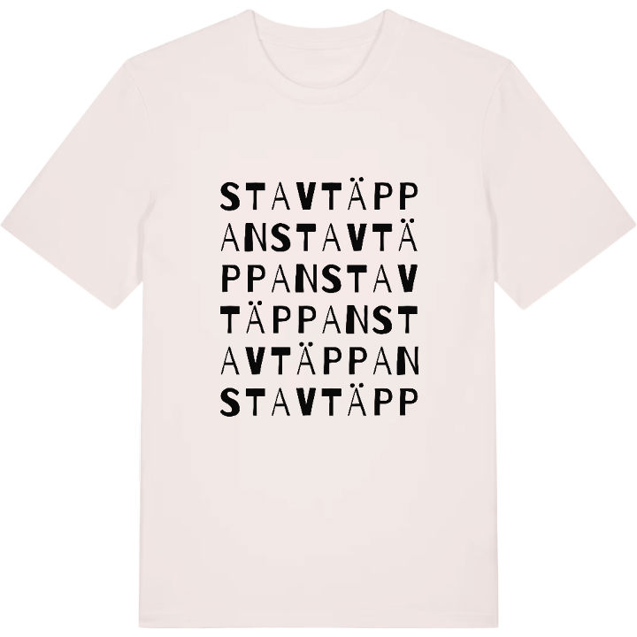 Stavtäppan ordlek t-shirt – t-shirt från PinShirt