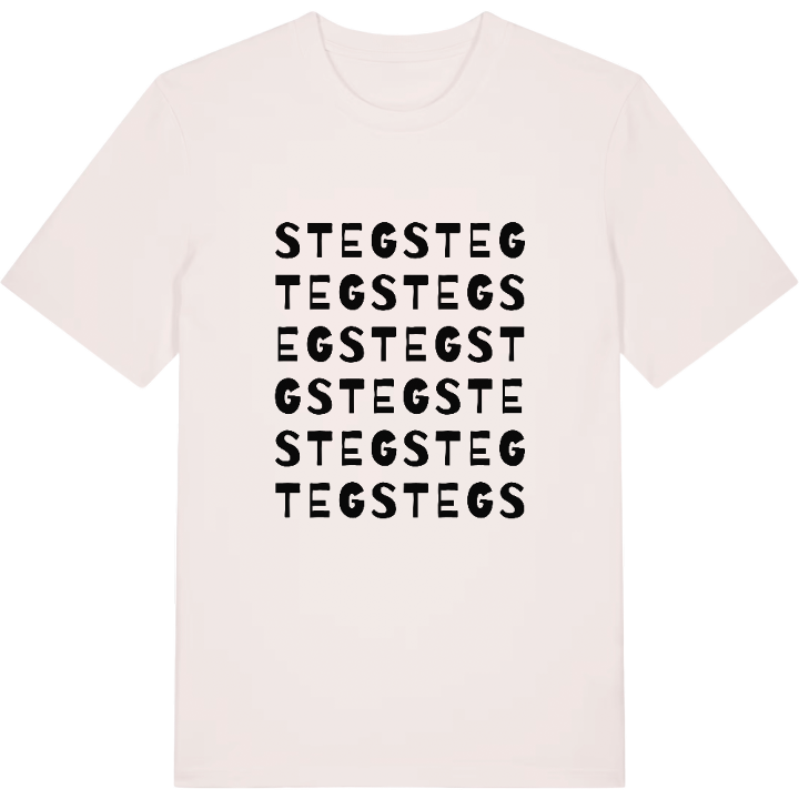 Steg ordlek t-shirt – t-shirt från PinShirt