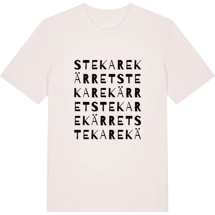 Stekarekärret ordlek t-shirt – t-shirt från PinShirt