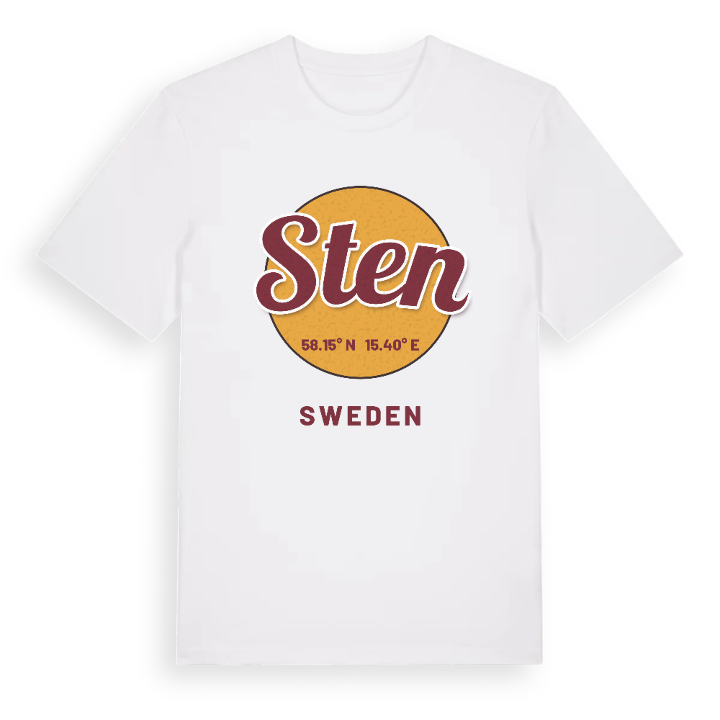 Sten cirkel t-shirt – t-shirt från PinShirt