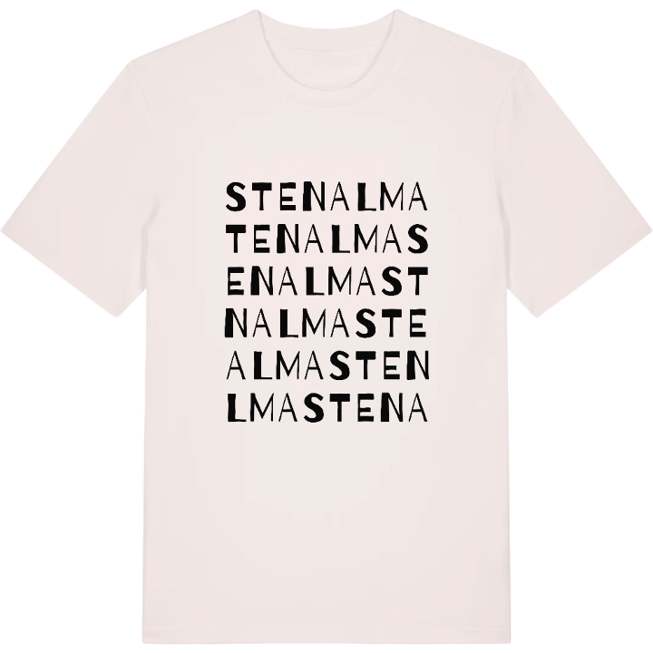 Stenalma ordlek t-shirt – t-shirt från PinShirt