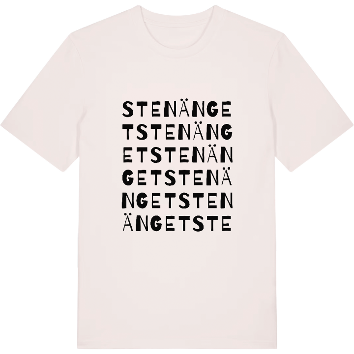 Stenänget ordlek t-shirt – t-shirt från PinShirt