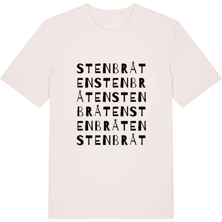 Stenbråten ordlek t-shirt – t-shirt från PinShirt