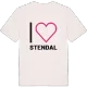 Jag älskar Stendal t-shirt stort tryck