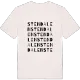 Stendalen ordlek t-shirt