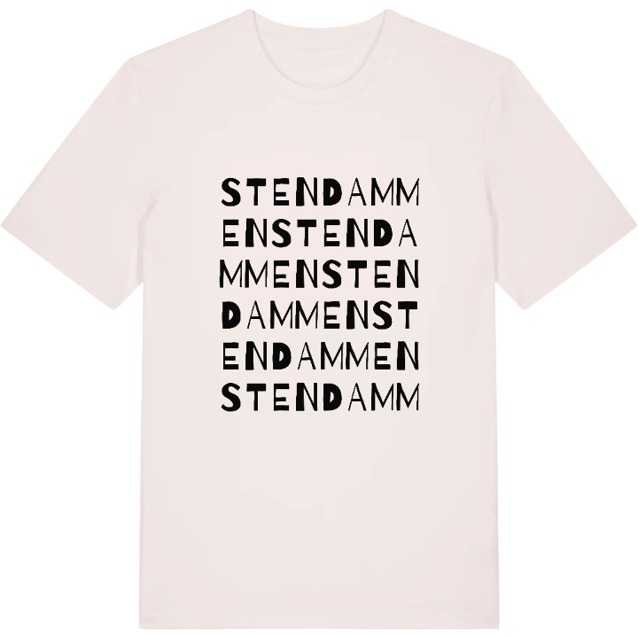 Stendammen ordlek t-shirt – t-shirt från PinShirt