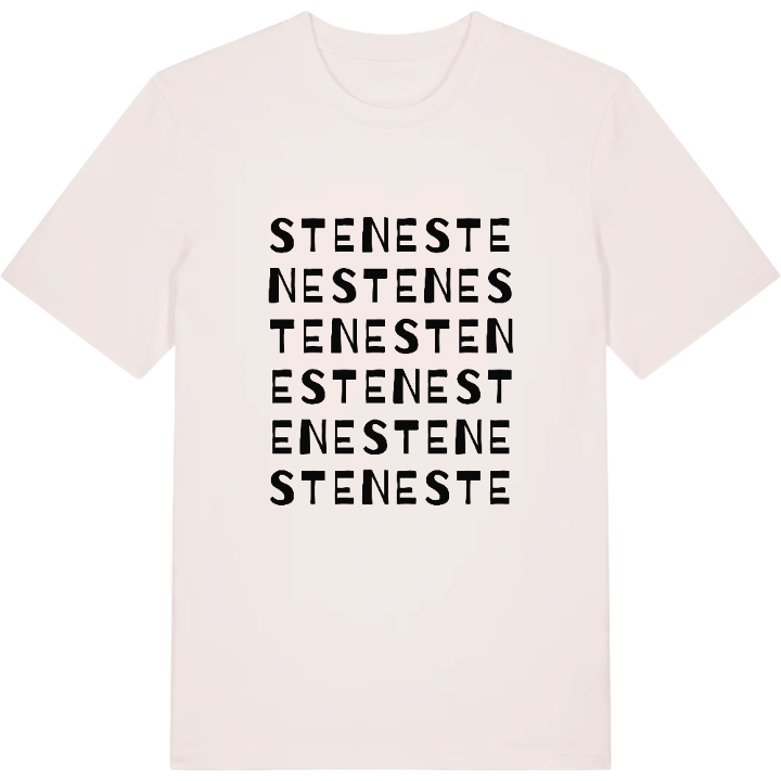 Stene ordlek t-shirt – t-shirt från PinShirt