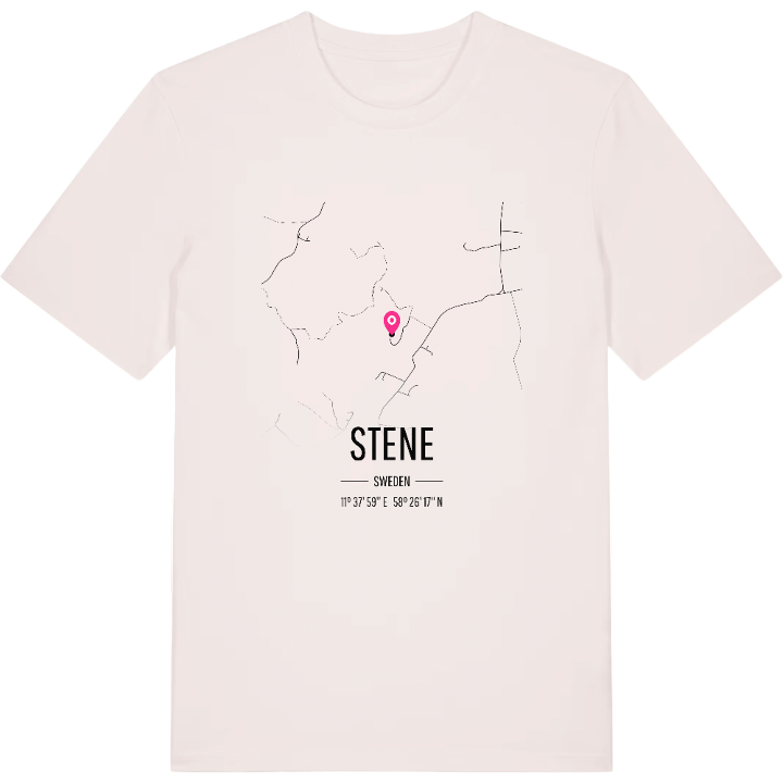 Stene karta t-shirt – t-shirt från PinShirt