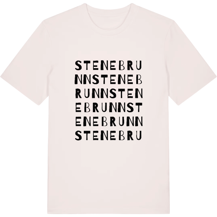 Stene brunn ordlek t-shirt – t-shirt från PinShirt