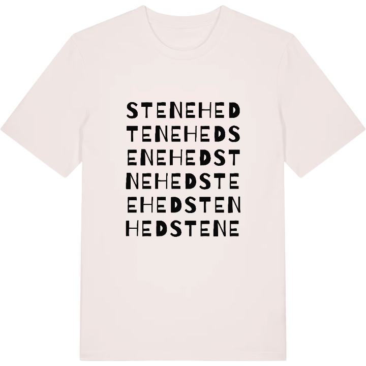 Stenehed ordlek t-shirt – t-shirt från PinShirt