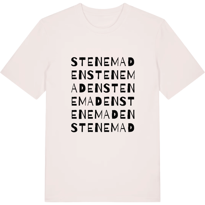Stenemaden ordlek t-shirt – t-shirt från PinShirt
