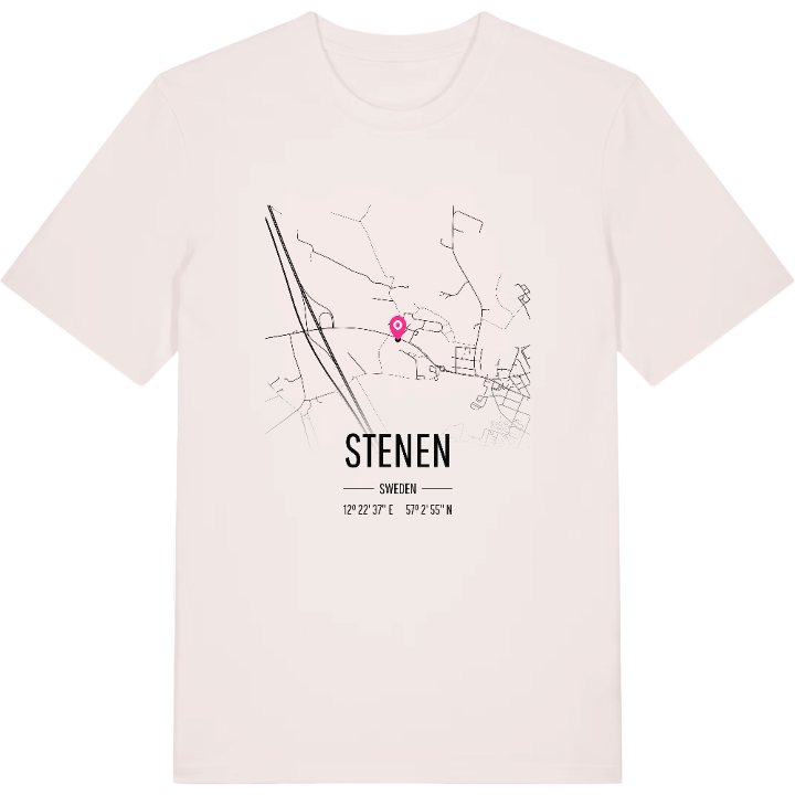Stenen karta t-shirt – t-shirt från PinShirt