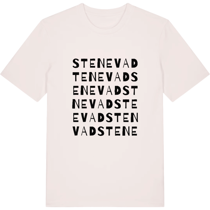 Stenevad ordlek t-shirt – t-shirt från PinShirt