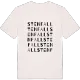 Stenfall ordlek t-shirt
