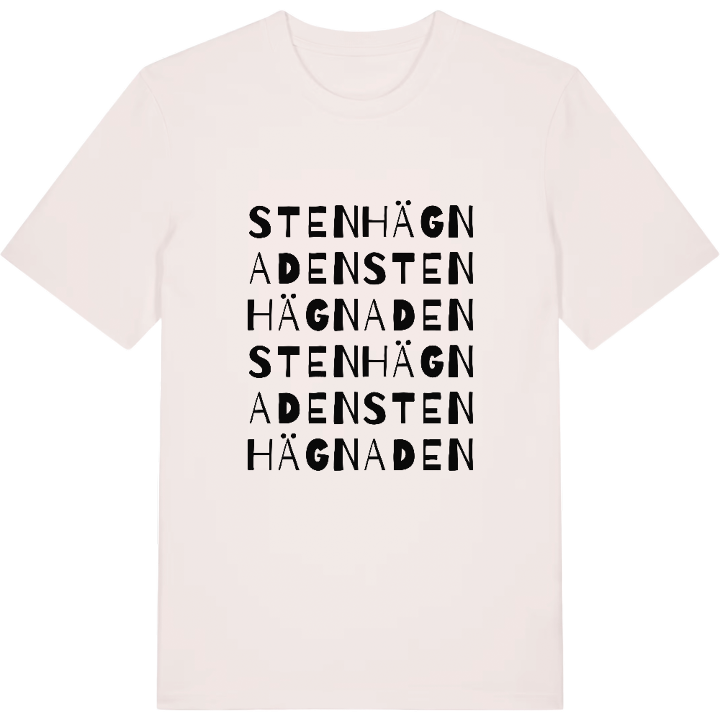 Stenhägnaden ordlek t-shirt – t-shirt från PinShirt
