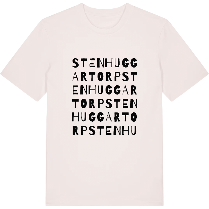 Stenhuggartorp ordlek t-shirt – t-shirt från PinShirt