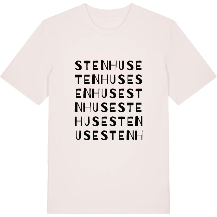 Stenhuse ordlek t-shirt – t-shirt från PinShirt