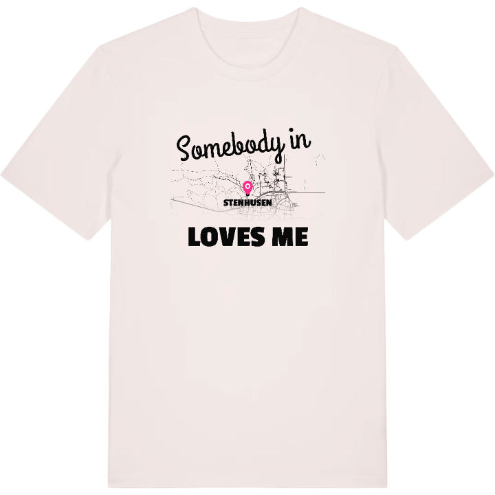 Någon i Stenhusen älskar mig t-shirt – t-shirt från PinShirt
