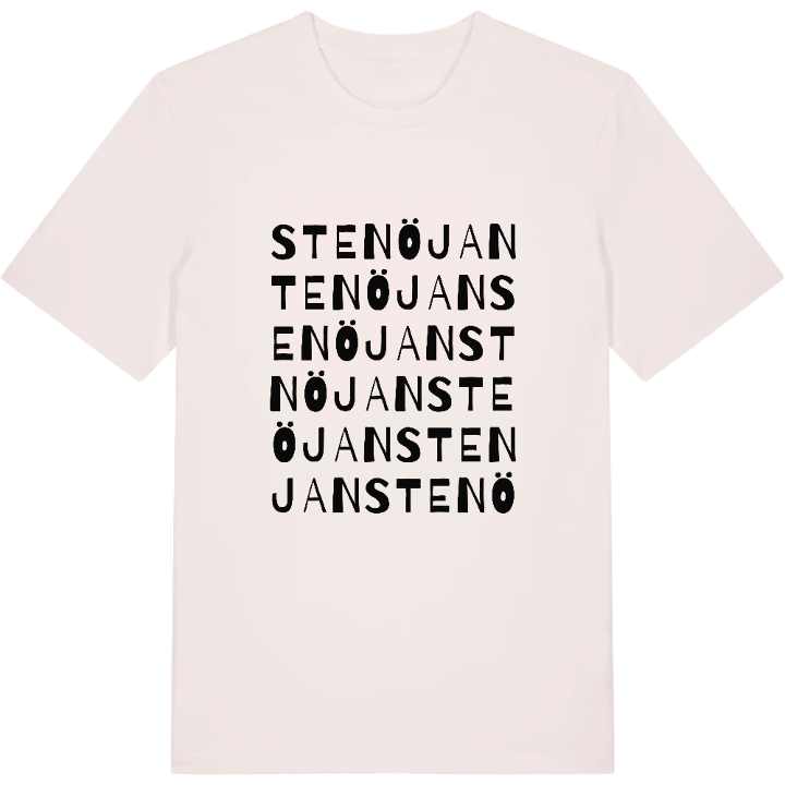 Stenöjan ordlek t-shirt – t-shirt från PinShirt