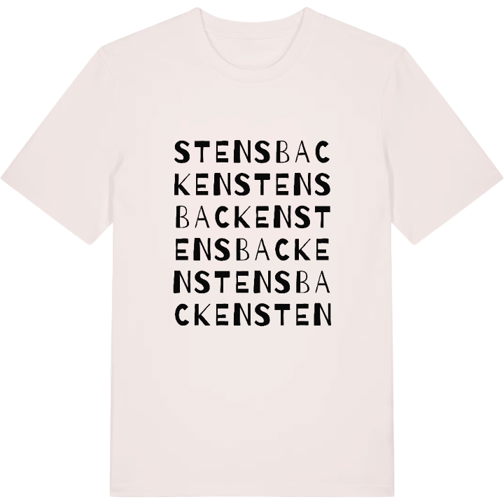Stensbacken ordlek t-shirt – t-shirt från PinShirt
