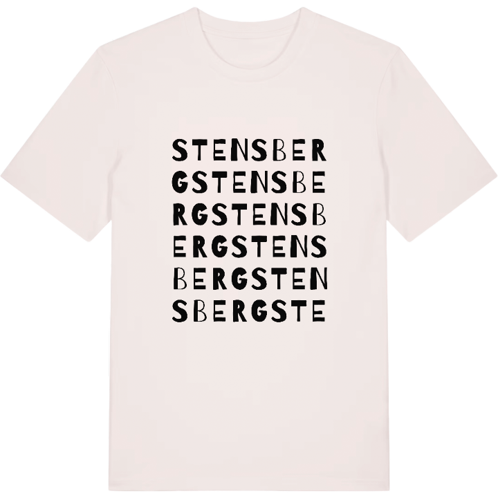 Stensberg ordlek t-shirt – t-shirt från PinShirt