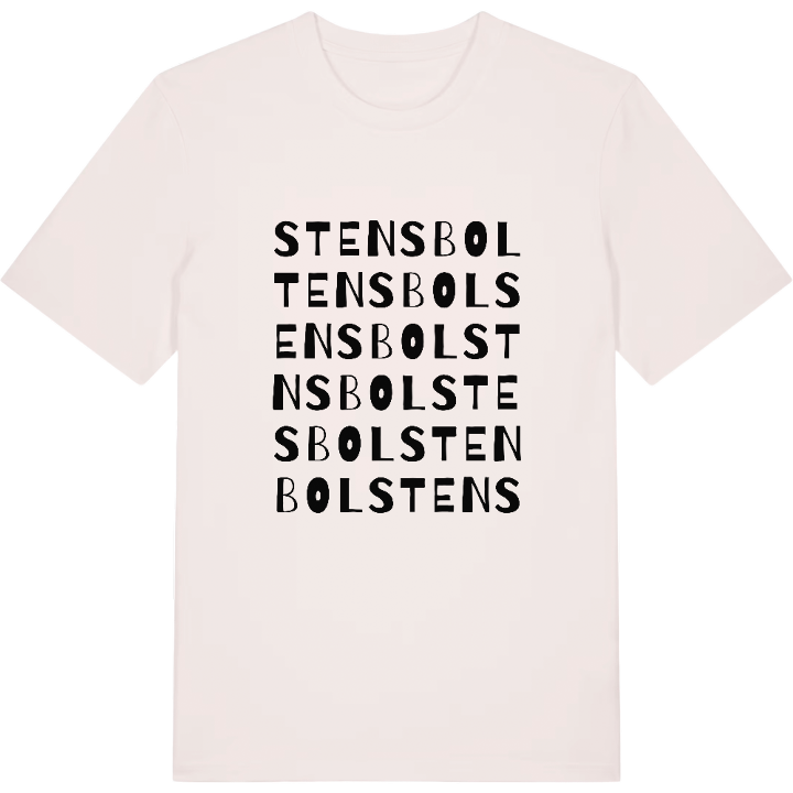 Stensbol ordlek t-shirt – t-shirt från PinShirt