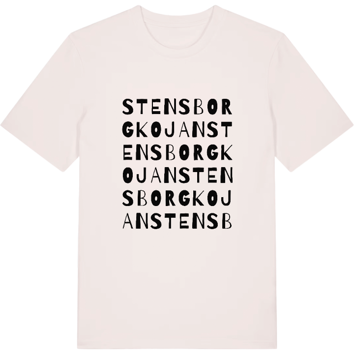 Stensborgkojan ordlek t-shirt – t-shirt från PinShirt