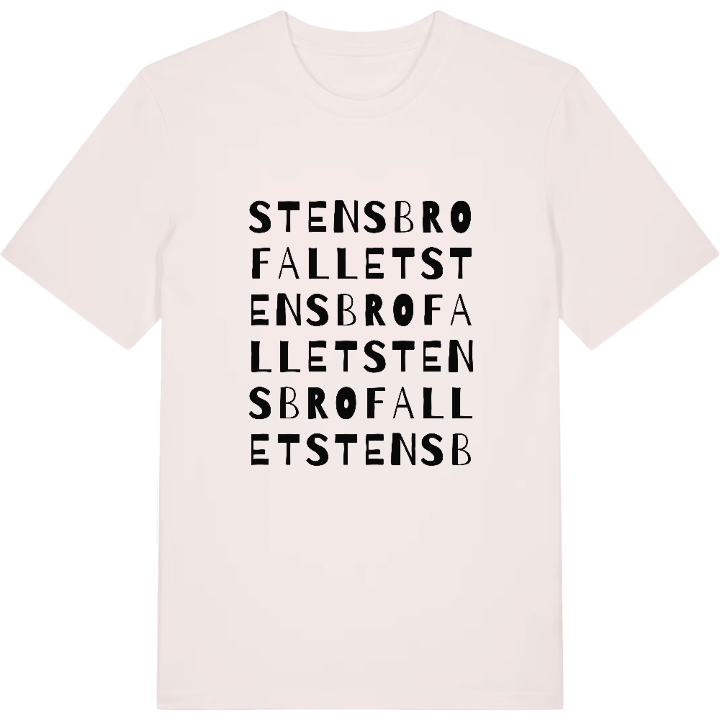Stensbrofallet ordlek t-shirt – t-shirt från PinShirt