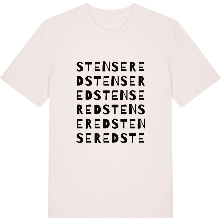 Stensered ordlek t-shirt – t-shirt från PinShirt