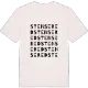 Stensered ordlek t-shirt