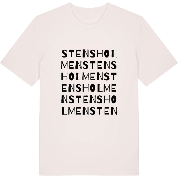 Stensholmen ordlek t-shirt – t-shirt från PinShirt