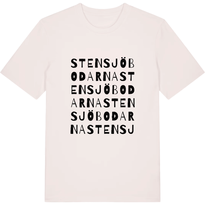 Stensjöbodarna ordlek t-shirt – t-shirt från PinShirt